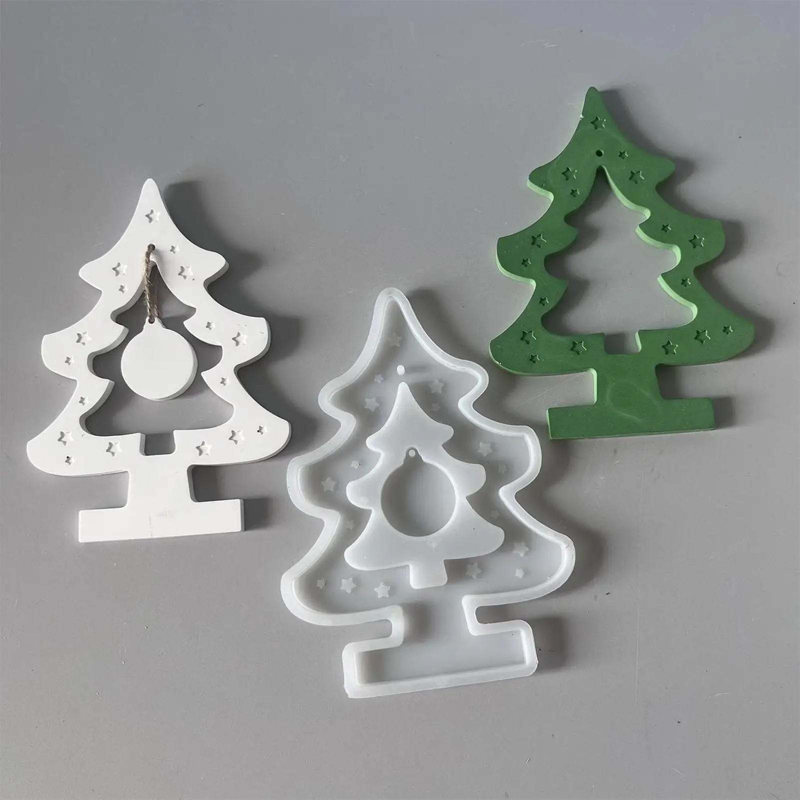 

Форма для подсвечника из смолы, форма для подсвечника для рождественской елки, 2 шт., цементная форма, художественное ремесло для вечеринки, дома, стола, ужина