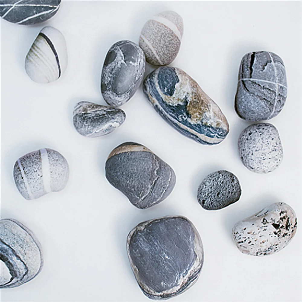 Mini Pebble Stone Floor Pillow Children's Room Simulation Stone Throw Pillow Texture Cobble Small Pillow Cushion Home Decor