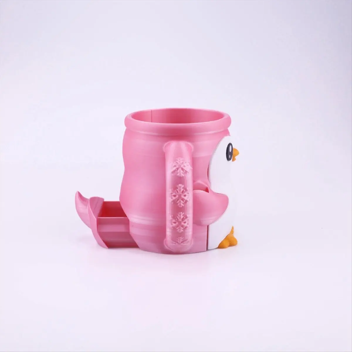 N14R Top Cute Penguin Ice Cream Pint Holder, Penguin Ice Pint Holder, Ice Cream Pint Containers, Reusable Ice Cream Containers