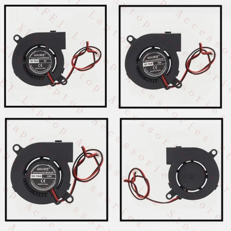 

F 6025 Radial Turbo Blower Fan DC 5/12/24V 3000-6000RPM Mini Brushless Cooling Fan