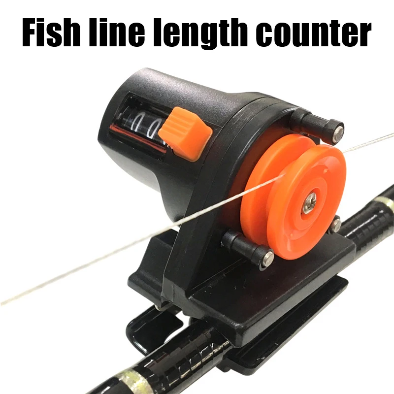 Counter Fishing Line Depth Measurement Tool Fishing Tackle Length Measurement Counter 0-999M 6cm Peso Fishing Equipment