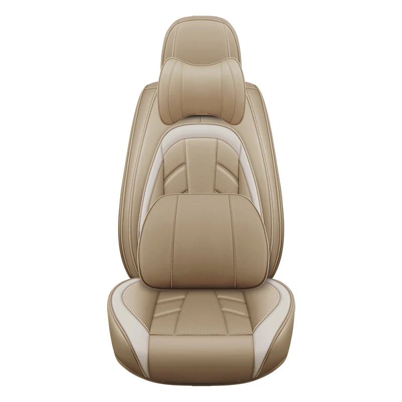 Business Design Waterproof Car Seat Protector All-leather Universal Seat Cushion  Version with Memory Foam Pillow