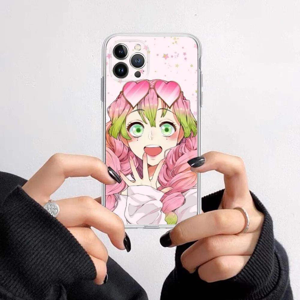 Kanroji Mitsuri Anime Phone Case For iPhone 14 11 12 13 Mini Pro XS Max Cover 6 7 8 Plus X XR SE 2020 Funda Shell