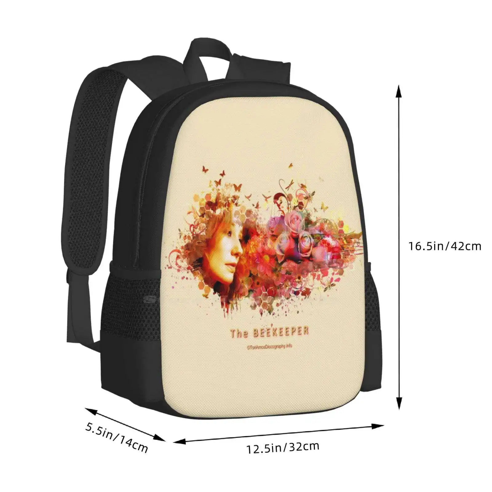 Mochila con diseño de apicultor de toriamosdiscografía. Información, mochilas escolares, mochila para portátil de viaje Tori Amos discografía, orejas con pies