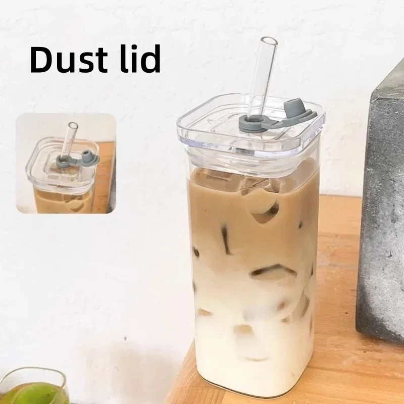 400ML Coffee Cup High Borosilicate Heat Resistant Glass Cup Transparent Milk Tea Juice Cup Coffee Mug Home Bar Drinkware Gifts