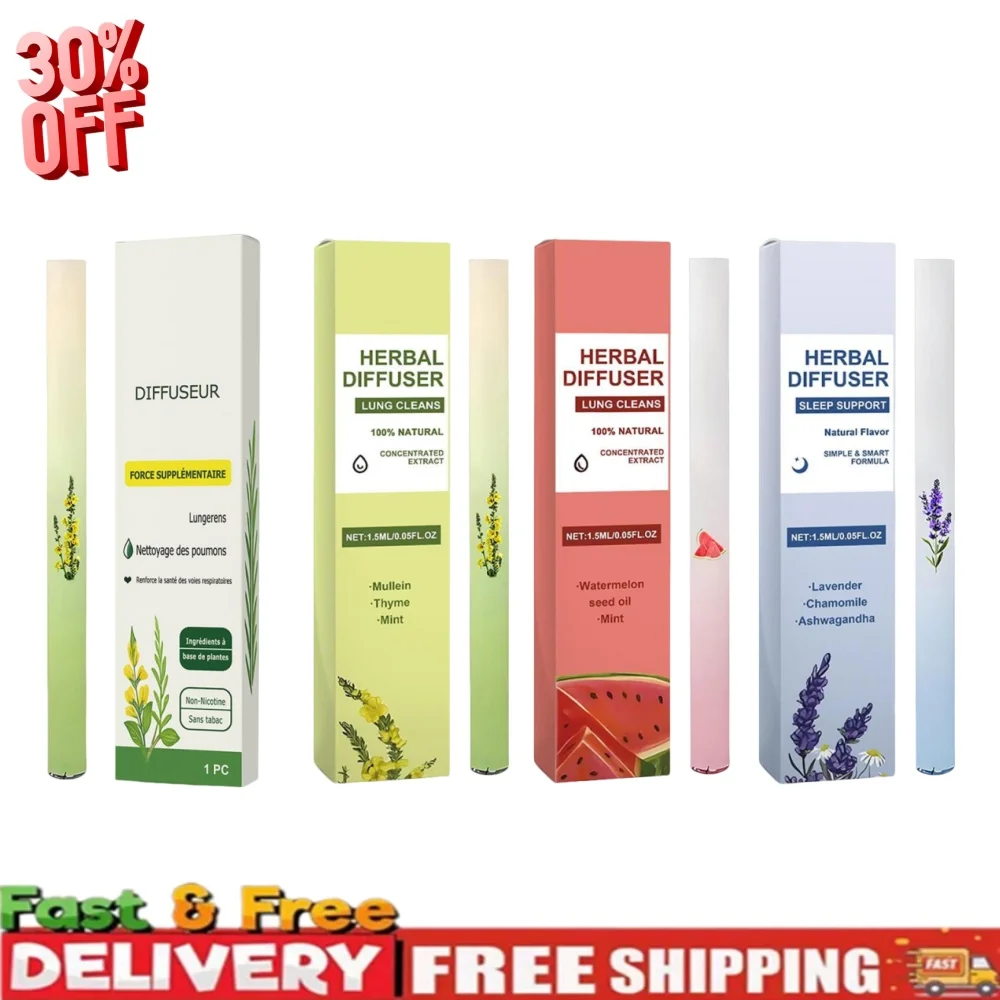 Barra de respiración refrescante a base de hierbas con estambios/semillas de sandía/aromaterapia de lavanda para reparar Mucosa de las vías respiratorias y el cuidado de los pulmones