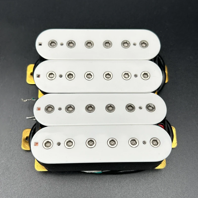 6-String Electric Guitar Humbucker 12 Adjustable Hex Screw Dual Coil for Guitar Coil Splitting Pickup N7.5K/B15K Output