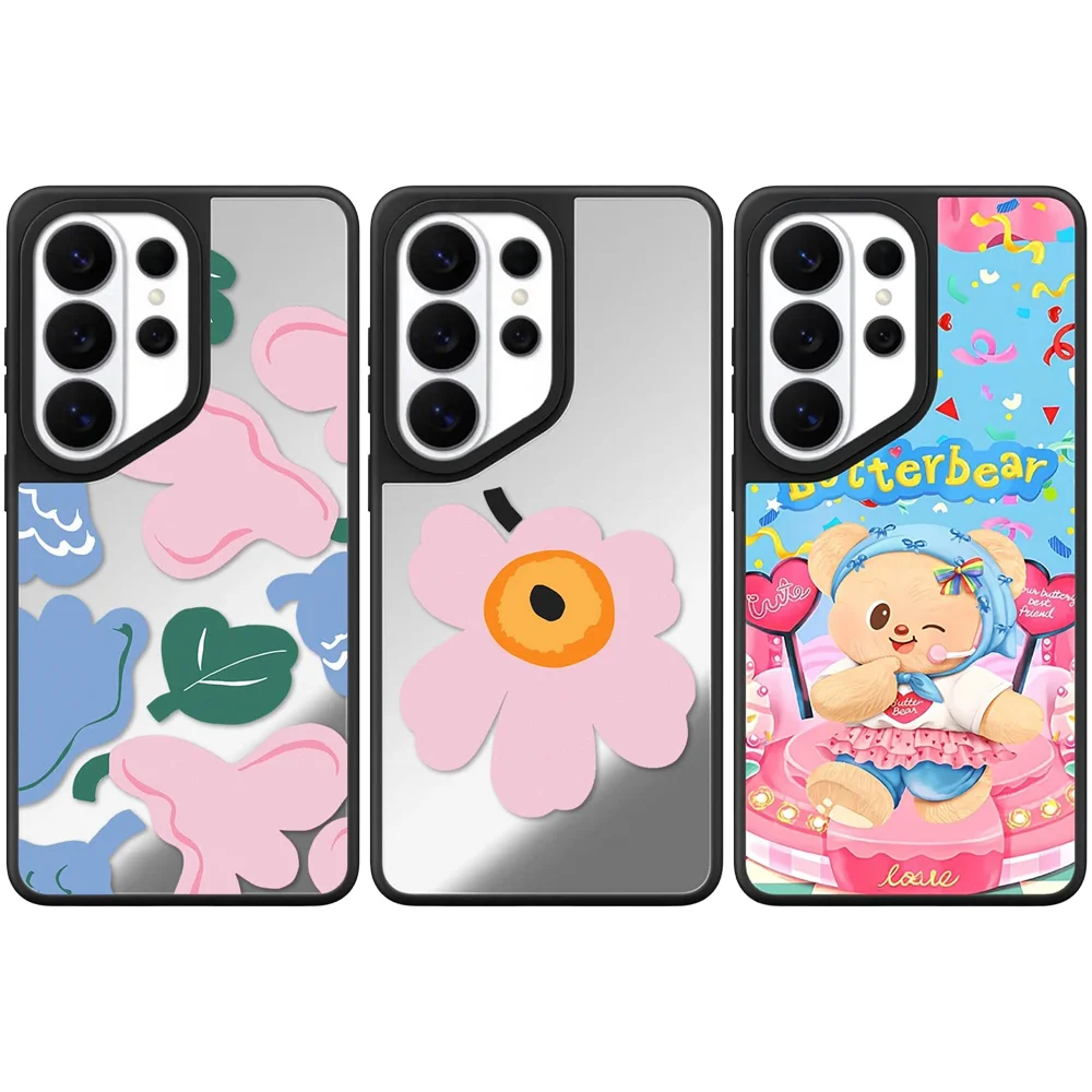 6051580 Mirror Magnetic Case: Compatible with Samsung Galaxy S23 U S24U S25 S26 Ultra S25+ S26 Plus Shell