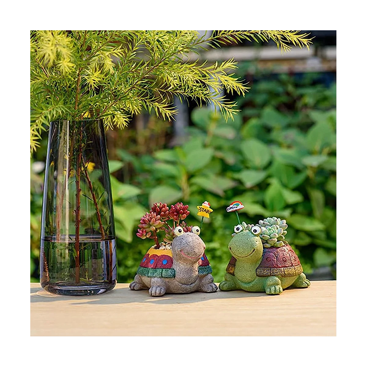 3D 실리콘 화분 금형, 거북이 다육 화분, 콘크리트 금형, DIY 선인장 석고 시멘트 클레이 송진 공예