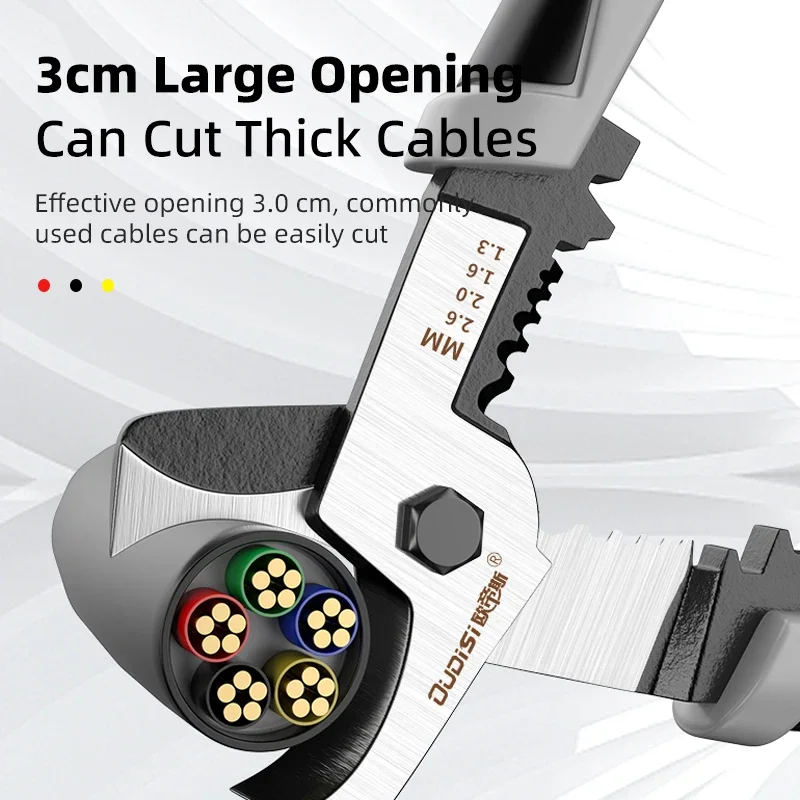 

Cable Cutter Multi-functional Wire Stripper Pliers Tools Automatic Stripping Cutter Cable Wire Crimping Electrician Repair Tools