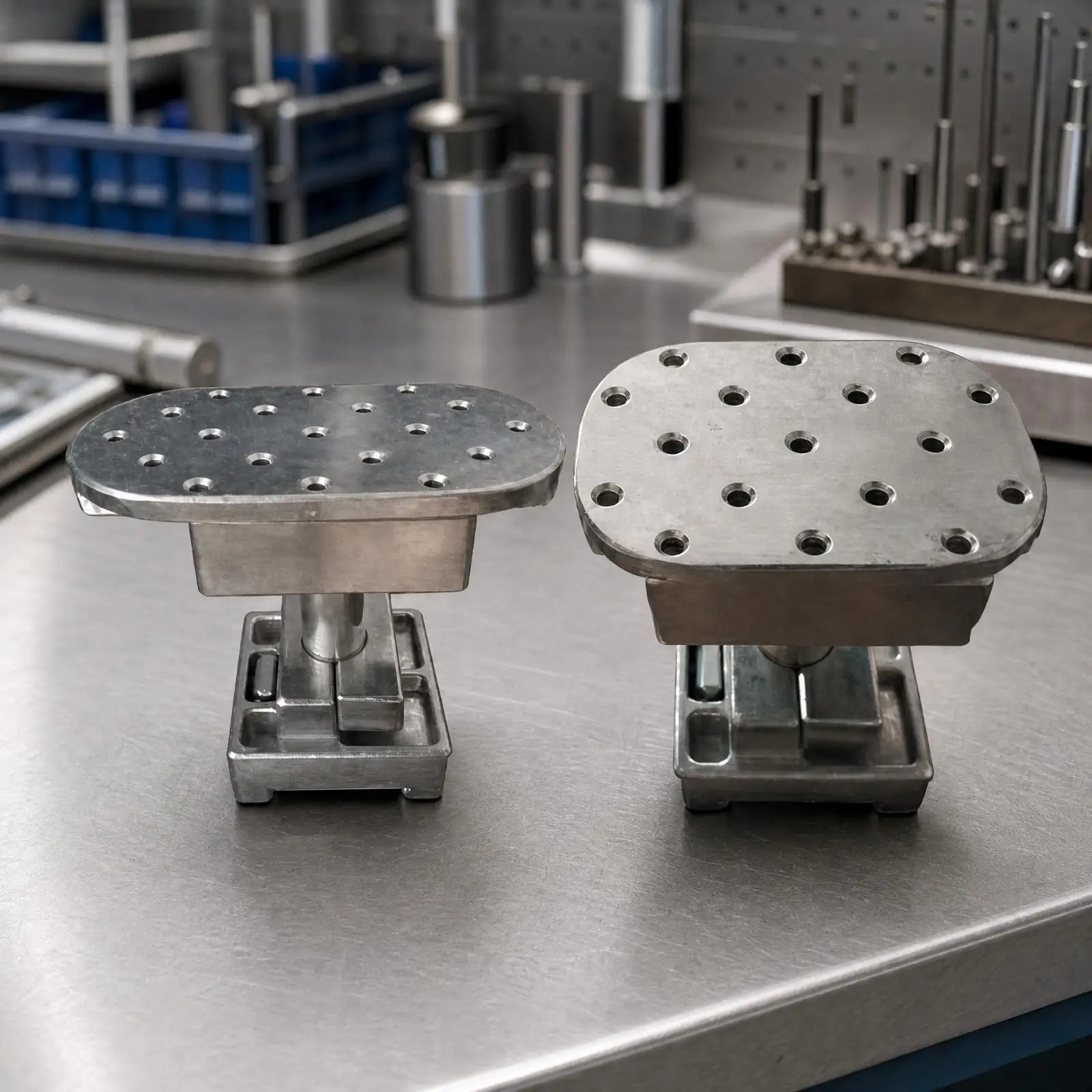 Precision Metal Print Head Holder for Pad Printing Machine Maintenance Compatible with Standard Printing Setups