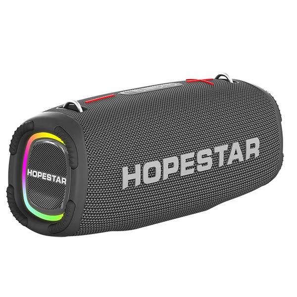 Manufacturer Direct HOPESTAR A6 Max 80W Portable  Speaker IPX6 Waterproof 12000mAh RGB Lights TWS Wireless Mic