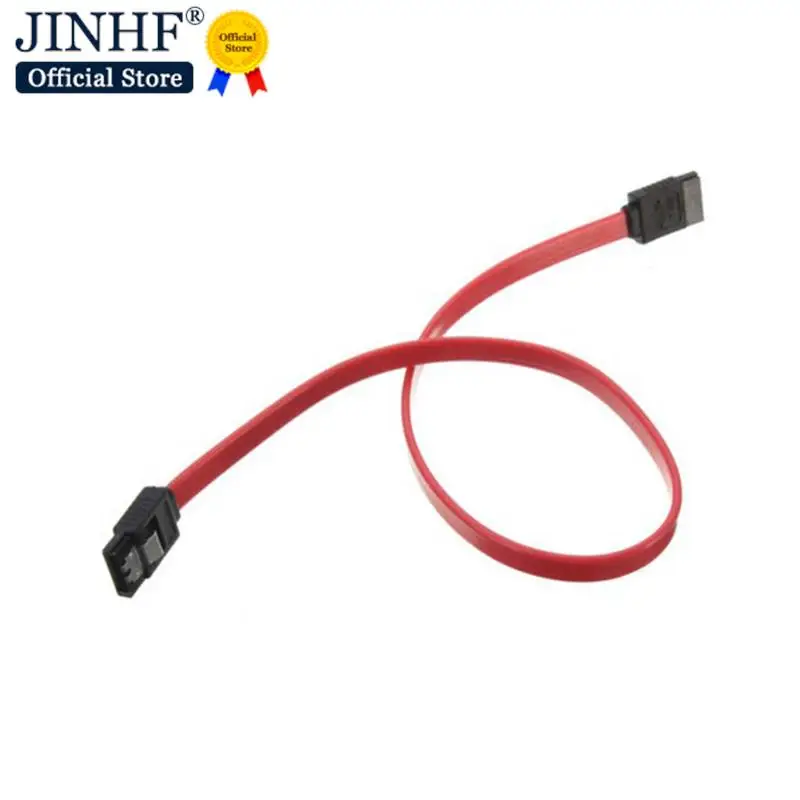 1pc 39cm Serial ATA SATA 3 RAID Data HDD Hard Drive Disk Signal Cables Yellow Red Straight High Speed SATA Data Cable