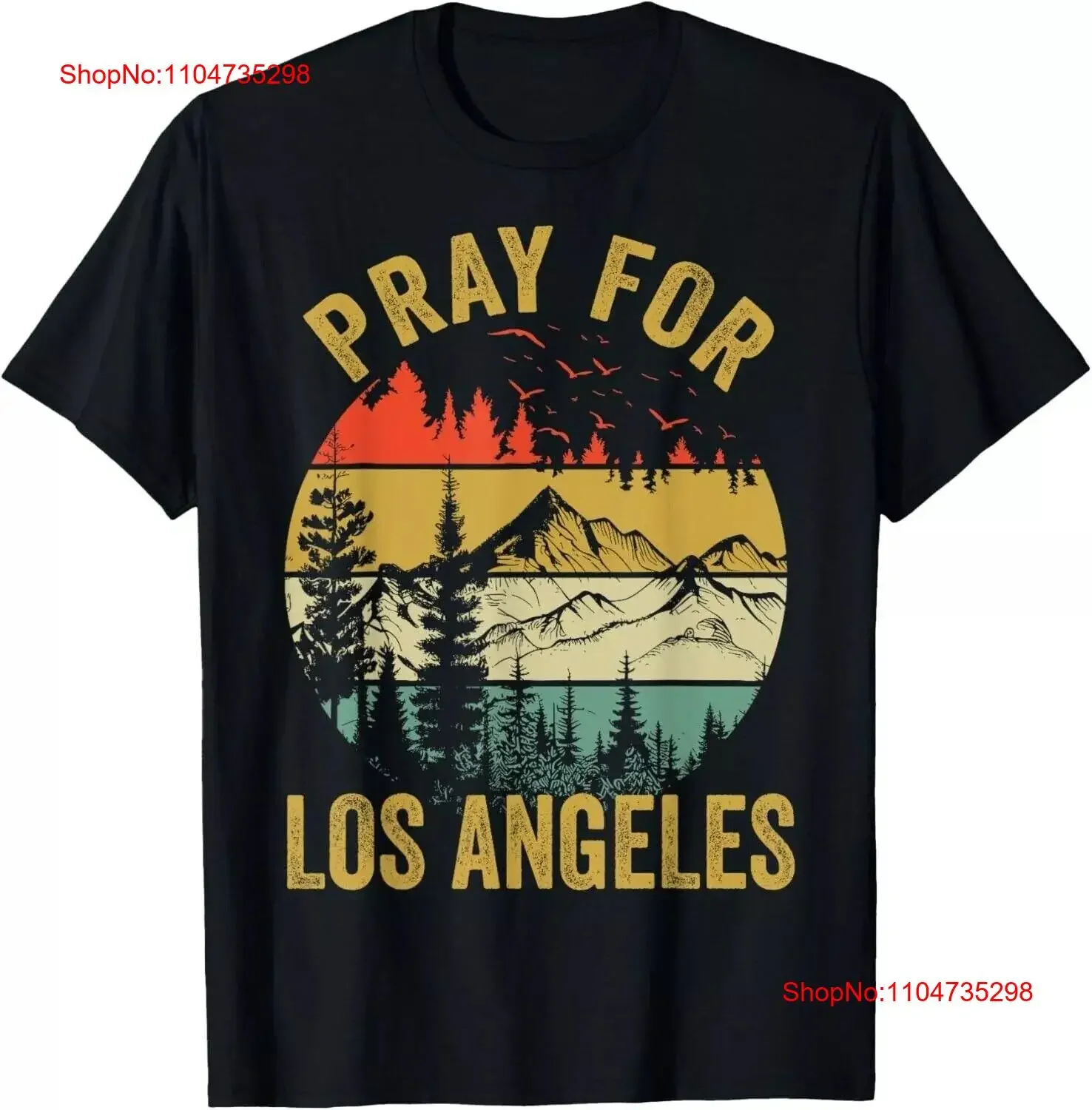 Vintage orar para la califórnia forte los angeles apoiador t camisa vintage lavado ligeiramente confortável roupas de grife