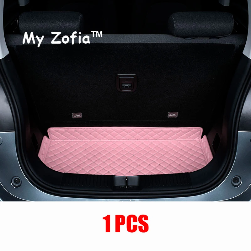 NONE Für Leapmotor T03 2023 2024 2025 Auto Stamm Wasserdichte Tablett Fracht Anti-Slip Boot Hinten Boden Stamm Matte Lagerung pad Zubehör 6