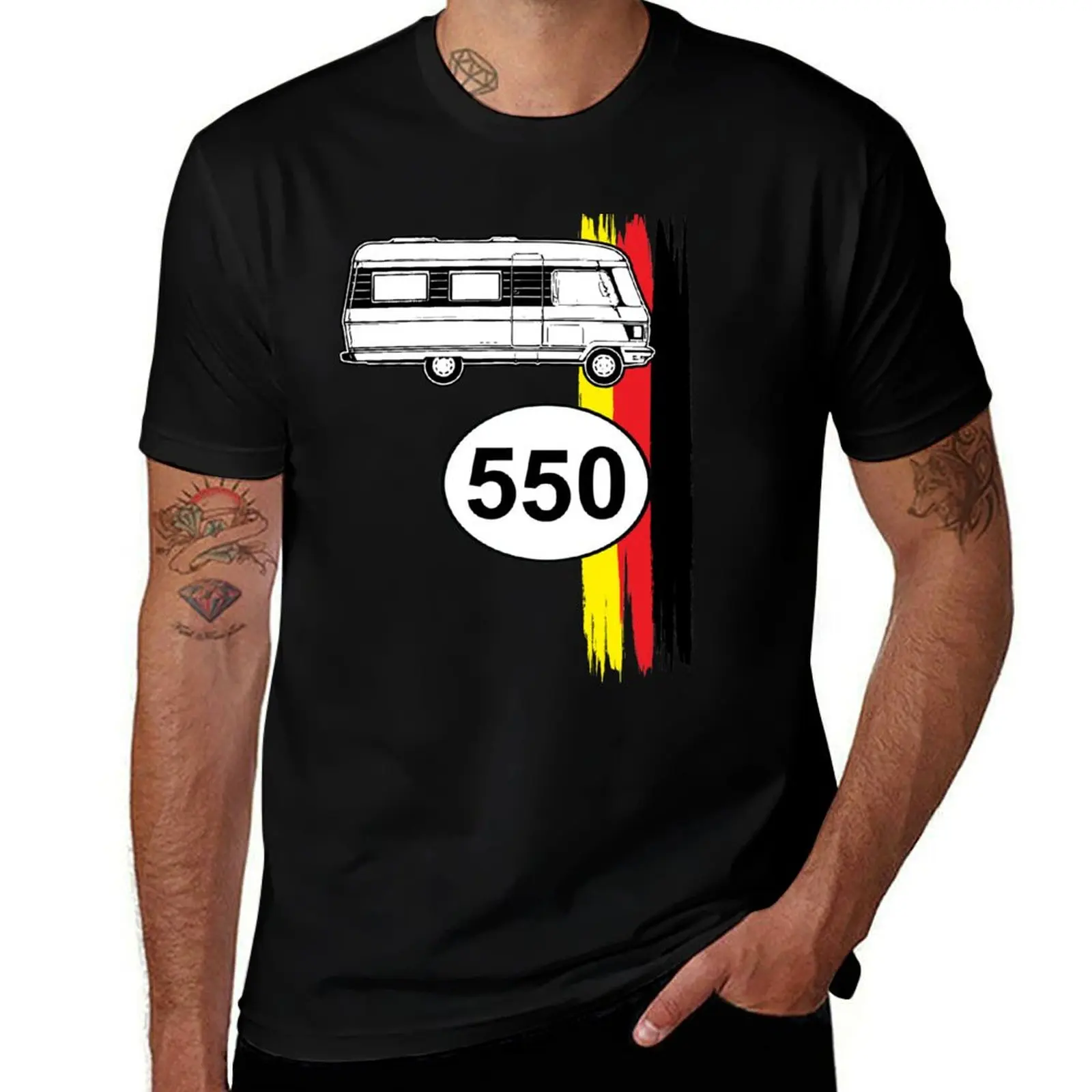 

HYMER S550 Rallye Number T-Shirt man t shirts for men t shirt personalised t shirt men 100% cotton luxury brand T-Shirt