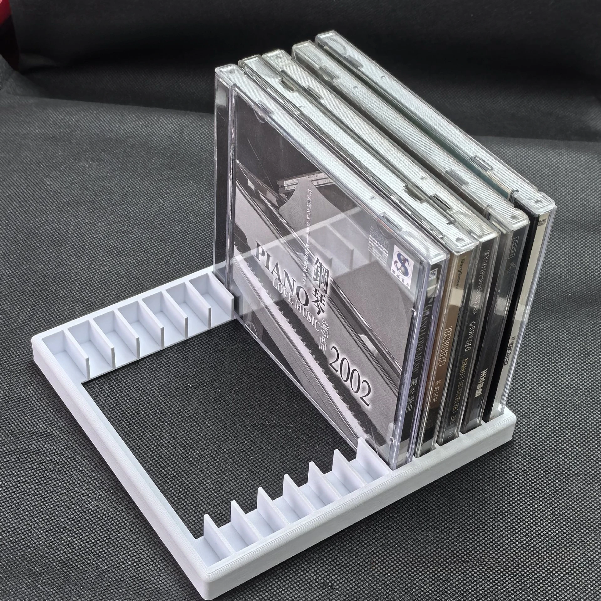 Organizing Rack CD Music Disc Storage Box Can Hold 12 Music Albums Organizing Display Rack