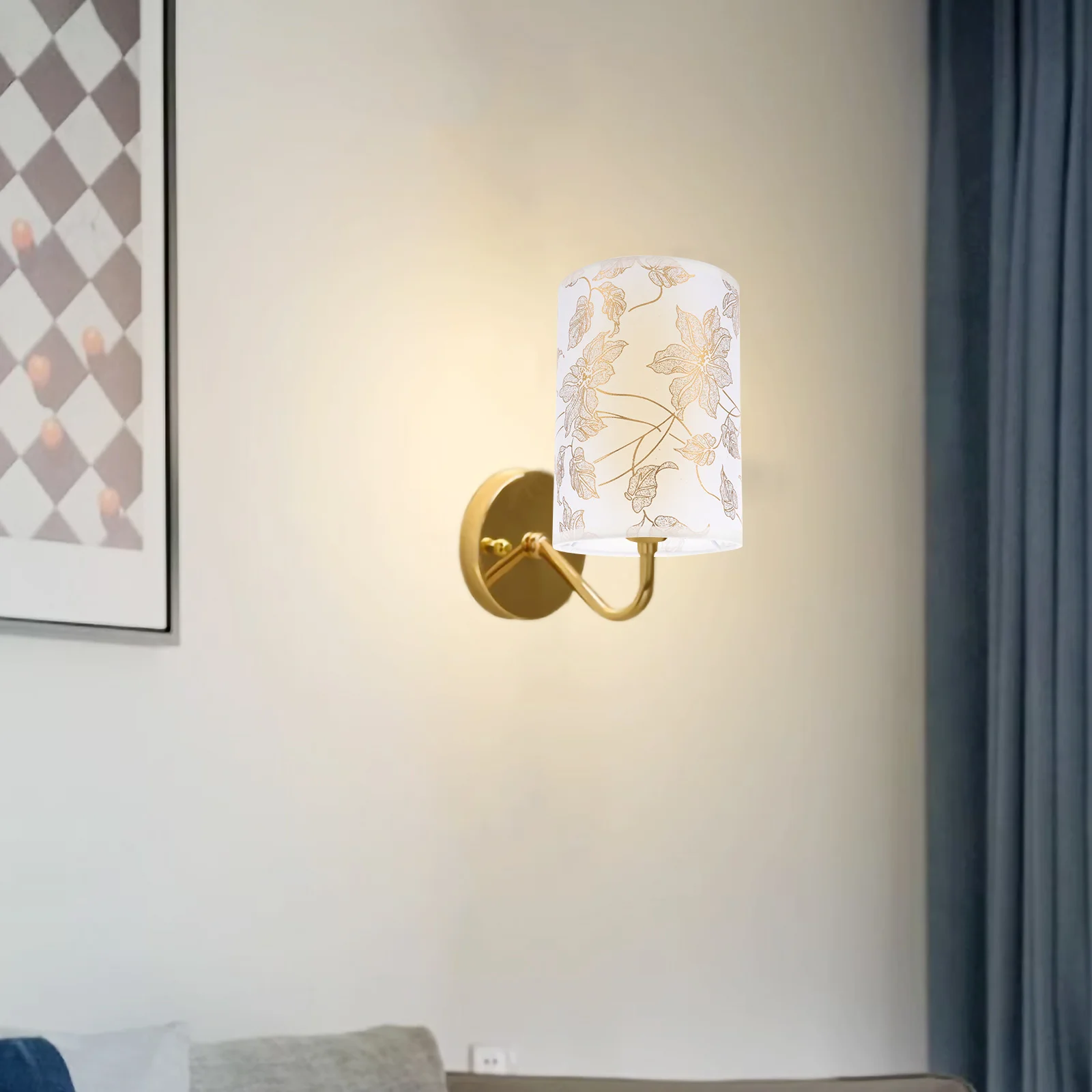 

Linen Fabric Lamp Shade, Cloth Lampshade For Table Floor Desk Lamp Replacement, Modern Light Cover For Bedroom Living Room