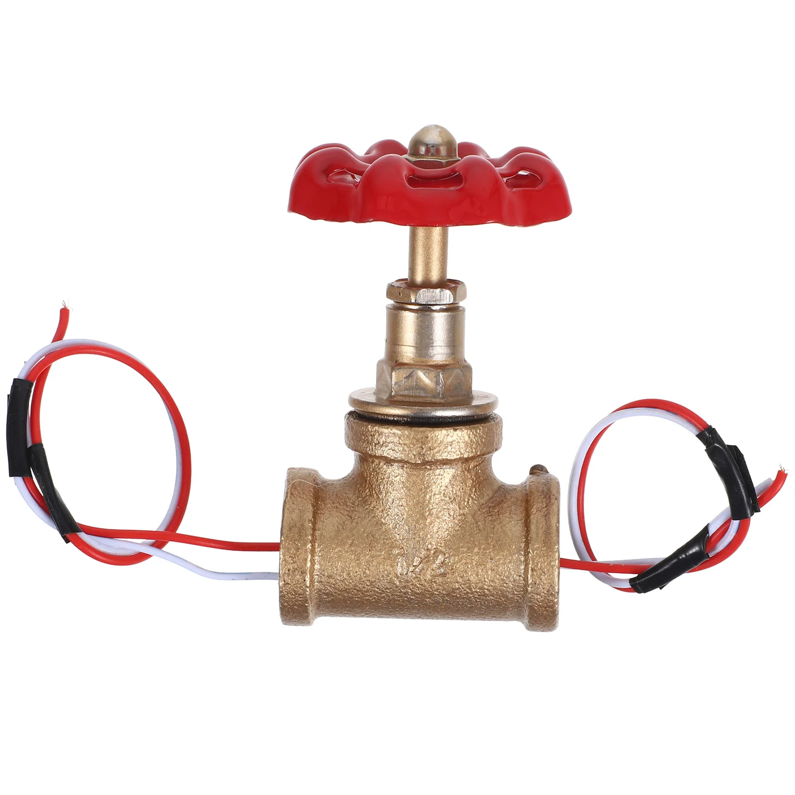 

Iron Vintage Stop Valve Light Switch Steampunk Style for Table Lamp Water Pipe Light Valve Home Shop Bathroom Use Red Wire White