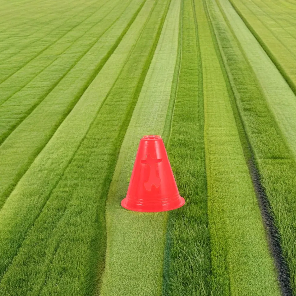 

10 шт. конусов для футбола, высококачественные тренировочные маркеры, пластиковые конусы для развития ловкости, для футбола, катания на роликах, тренировок в помещении и на улице