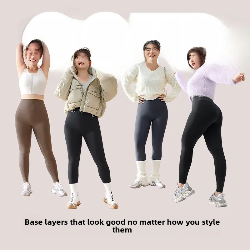 ハイウエストヨガパンツ レディース プラスサイズ 春秋 薄手 アークスキン柄 ボトムスパンツ 外出着にも滑り落ちにくい