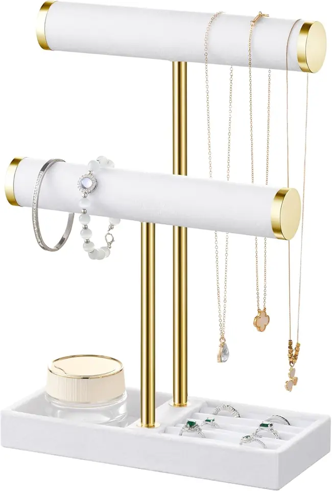 Detachable Velvet Jewelry Display Stand for Accessories