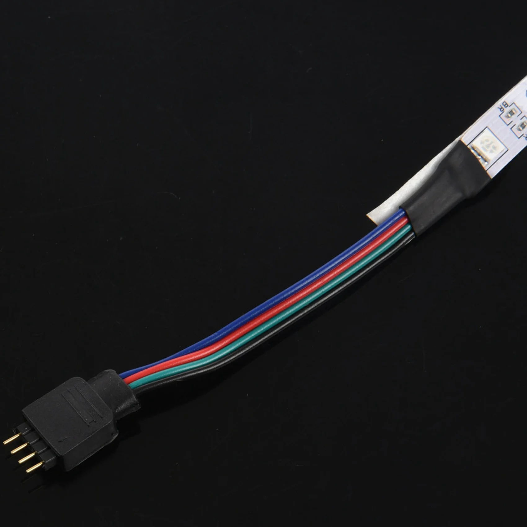 AS60-5Pcs 5M RGB 300 5050 LED Flexible Light Strip Non-Waterproof DC12V