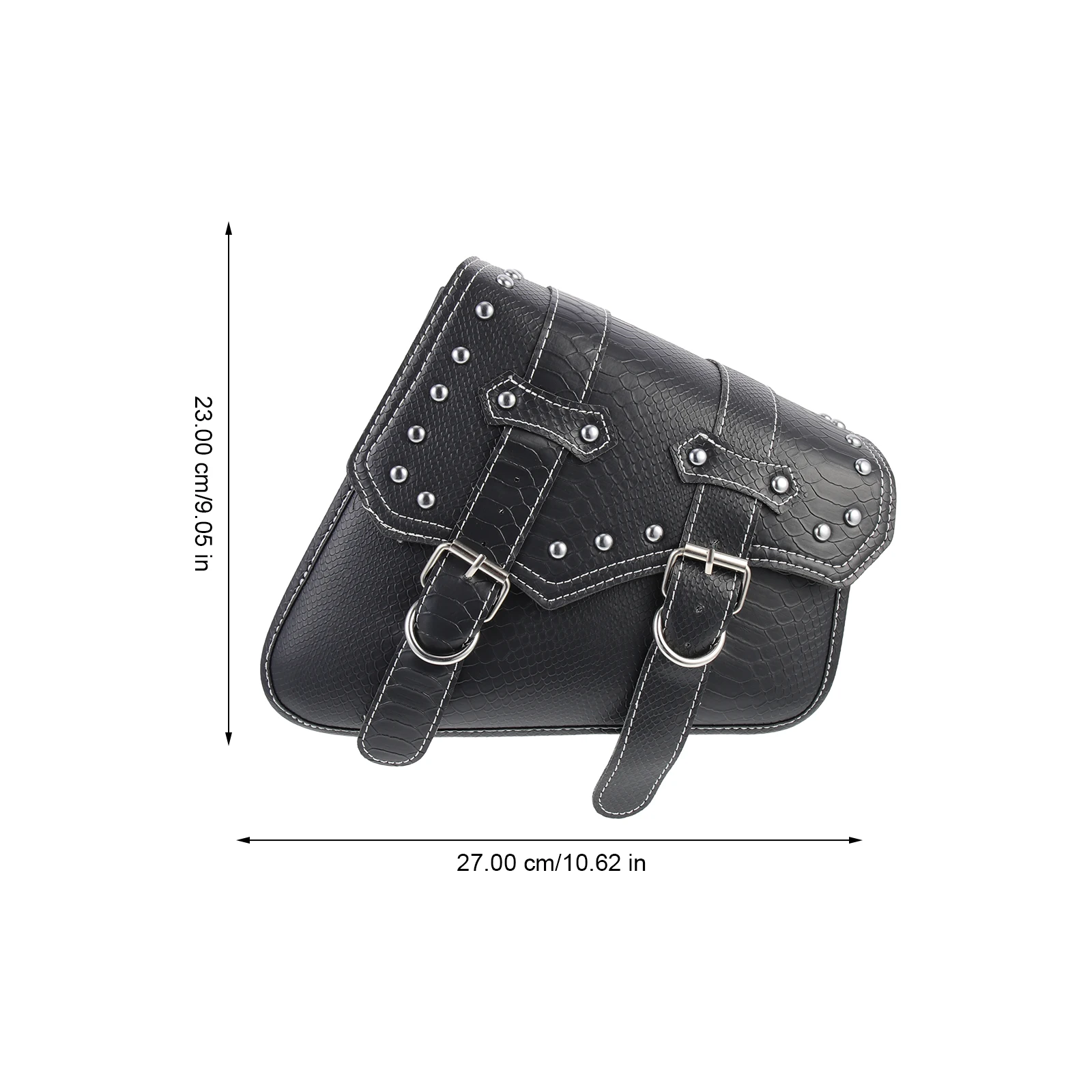 

1 Pair Motorcycle Fork Saddle Bag Retro Tool Side Pouch Durable Storage Large Capacity Easy Install Handlebar Hanging