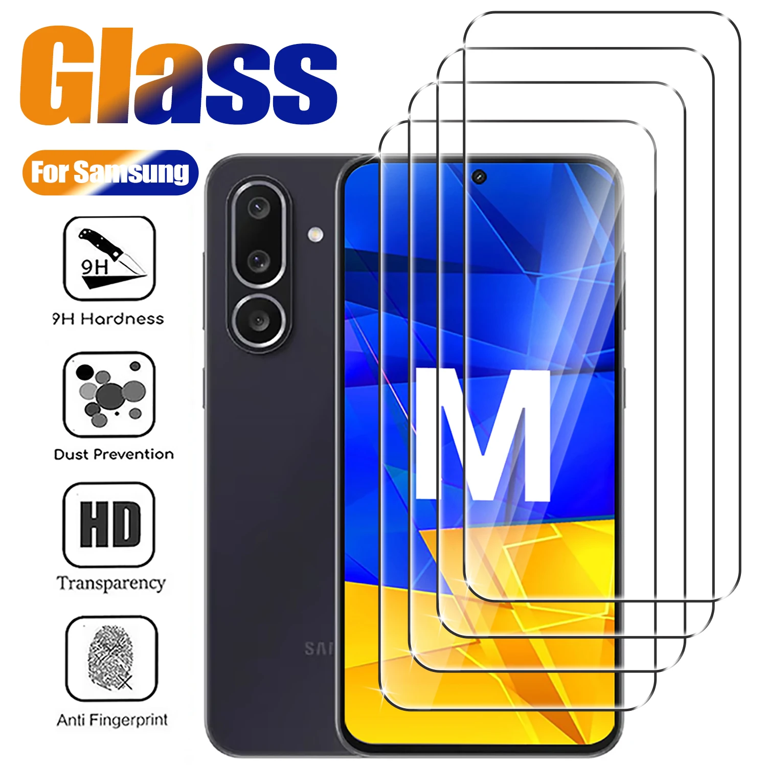 1-4Pcs Tempered Gla…