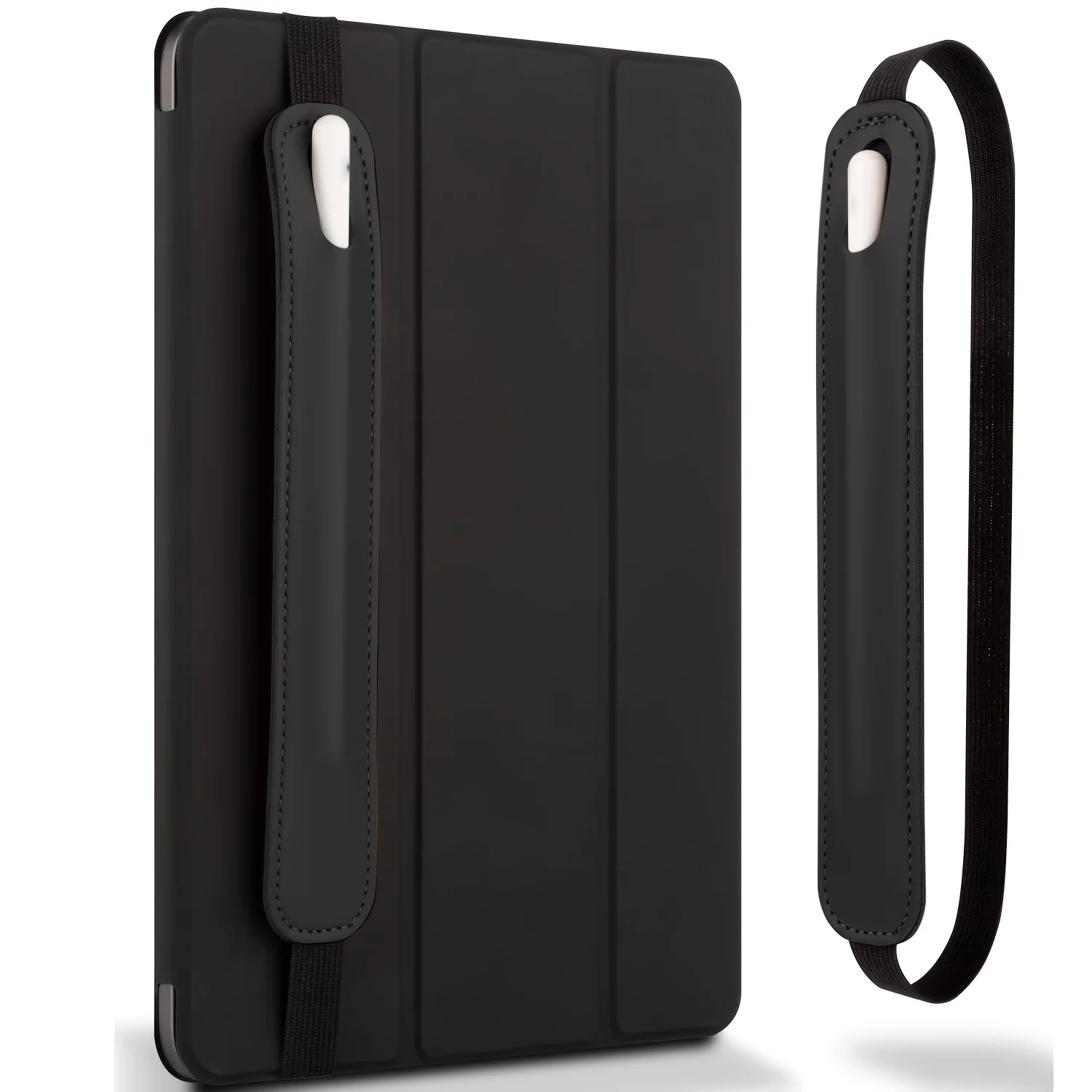 Retractable Stylus Holder Case Suitable for Tablet & Pen Sleeve, Elastic Pencil Pocket with Protective Cover,Pen Holder for Case