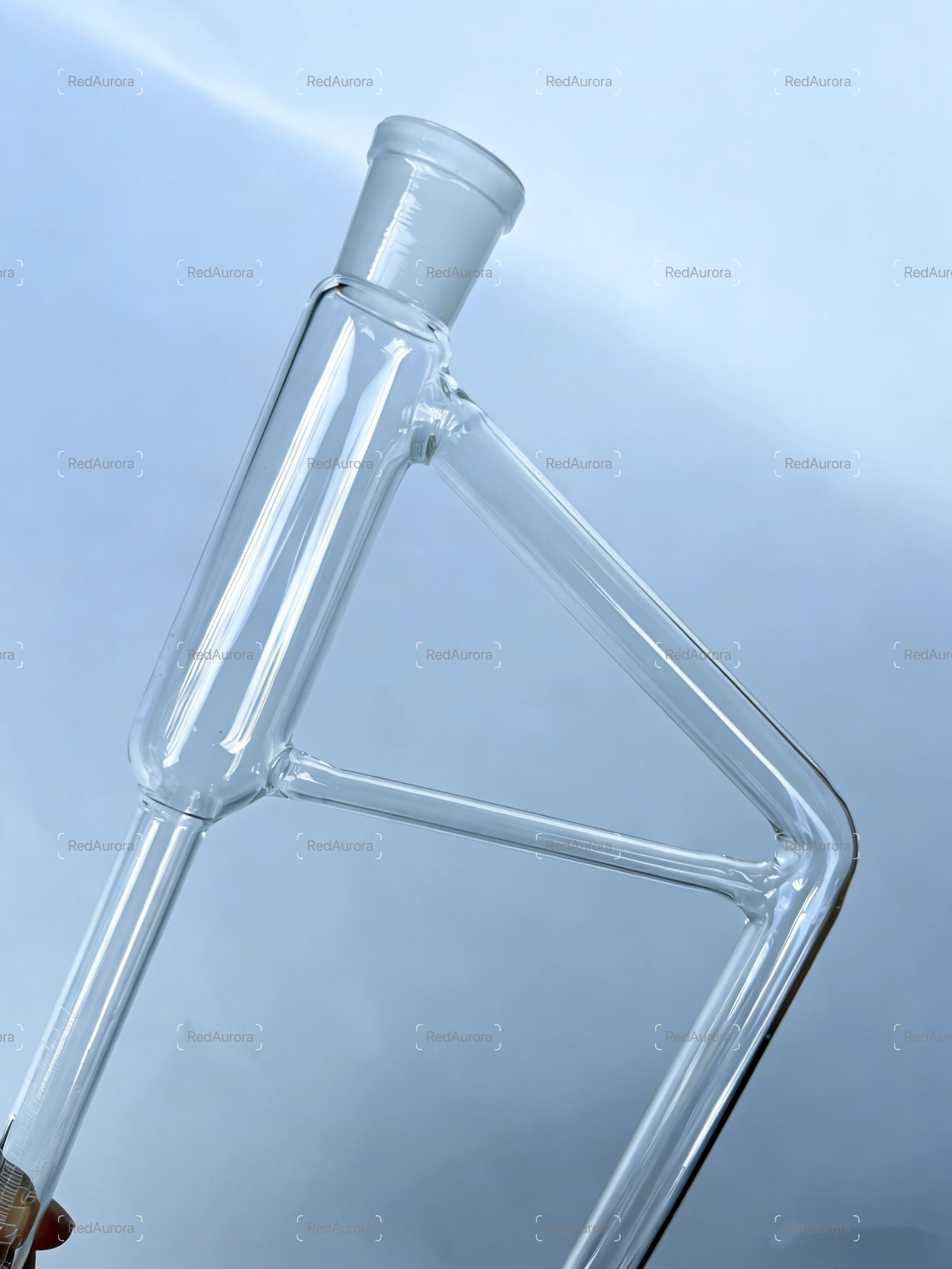 Volatile Oil Tester, Joint  24/29 With PTFE Switch Valve,Heavy Oil Density Greater Than 1, Borosilicate Glass
