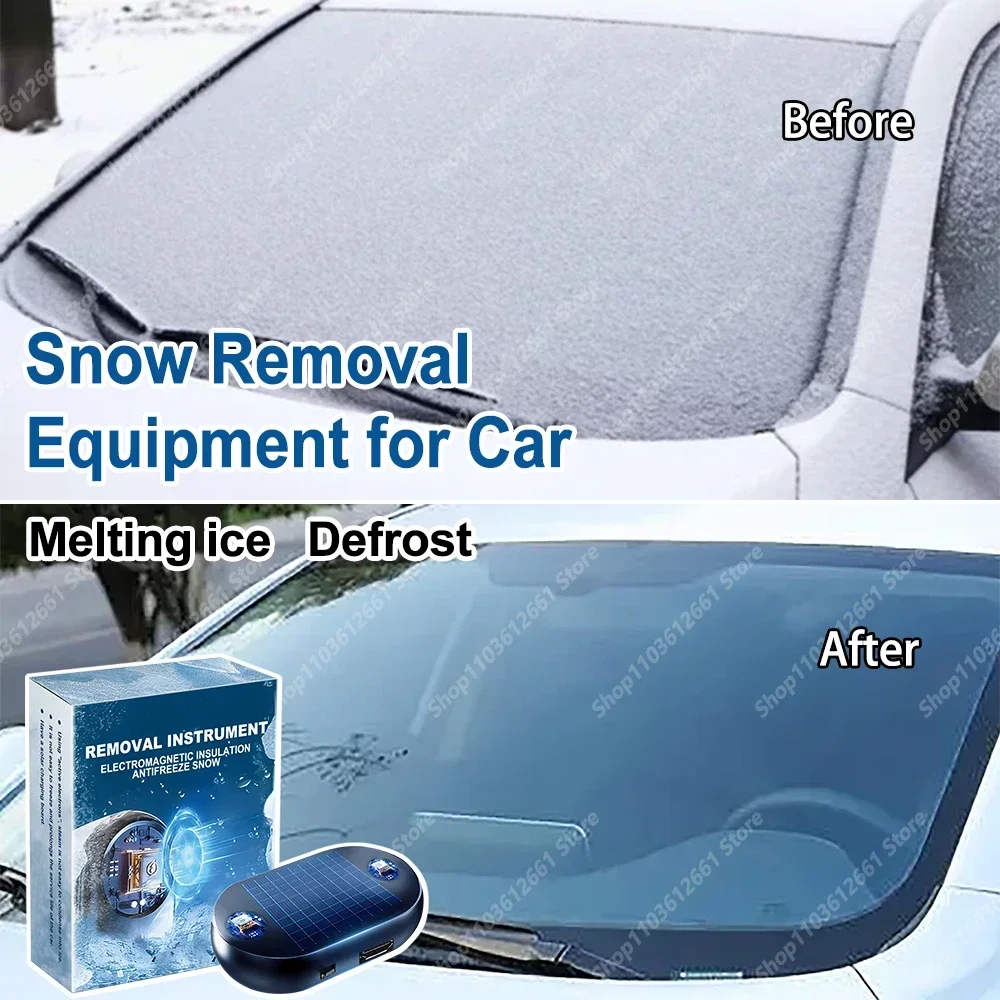 Car Snow Removal Equipment Winter Car Ice Snow Melting Device Automobile Deicing Remove Snow Melt Frost Defrost Antifreezing