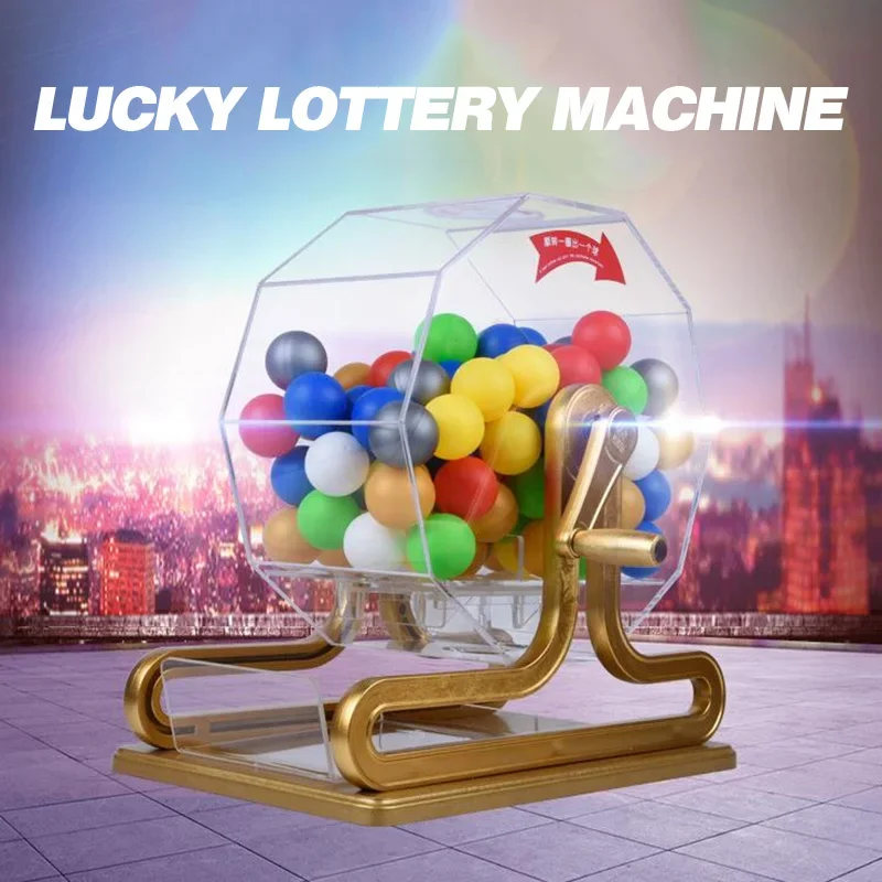 Lucky Lottery Machine Magic Tricks Ball Number Prediction Magia Stage Close Up Mind Reading Illusions Gimmicks Mentalism Props