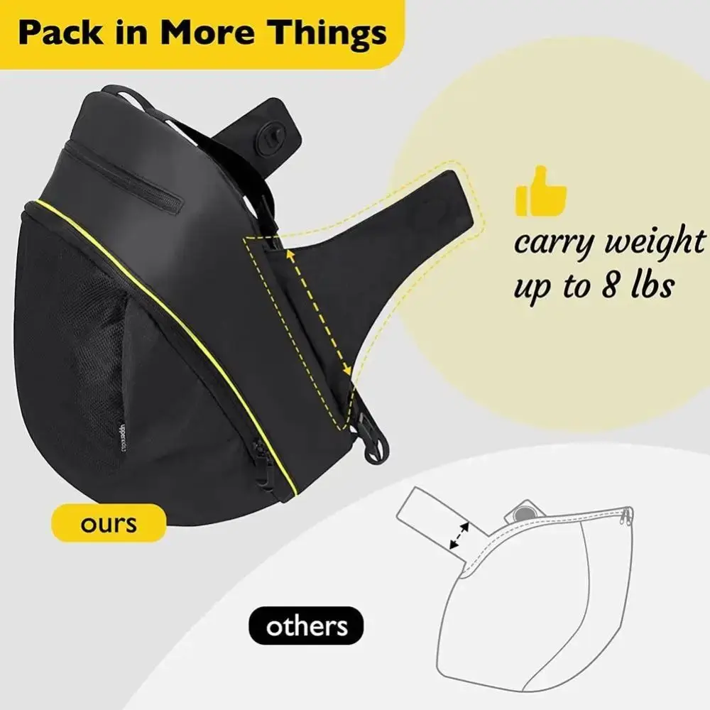 

Portable 2 In 1 Mommy Storage Bag Waterproof Black Diaper Bag Large Capacity Mom Backpack Doona Stroller