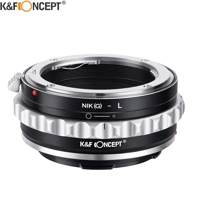 

K&F Concept Nik(G) Lens to L Camera Adapter for Nikon G F AI Lens to Sigma Leica Panasonic L Mount Camera Body Manual Focus