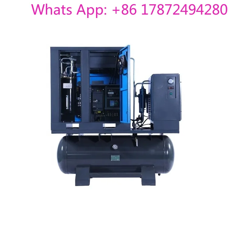 

New Arrivals 5.5KW/7.5HP VSD Screw air Compressor All in One Integrated air Compressor for Industrial Machinery