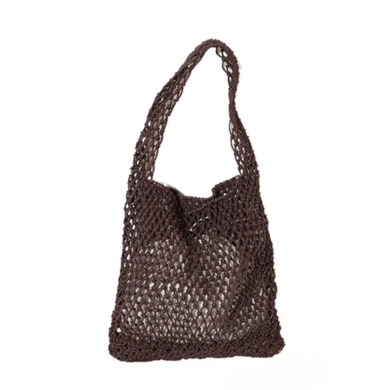 Women's Hollow Out Large Capacity Woven Shoulder Bag Beach Vacation Summer Holiday Travel Resort