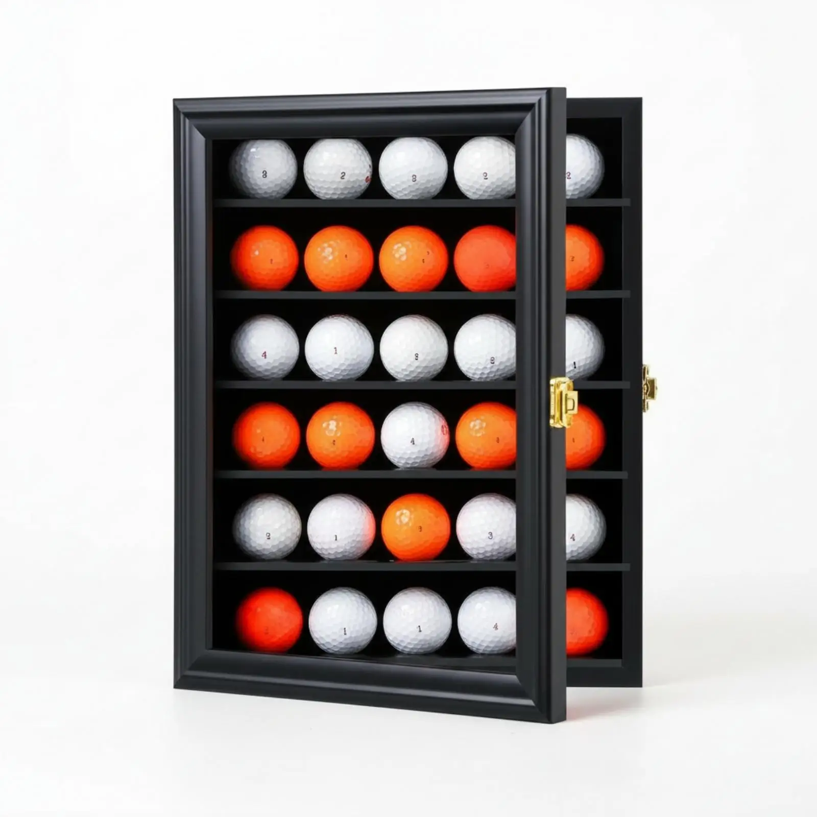 Display Case Compact Golf Ball Display Cabinet for Home, Club Room