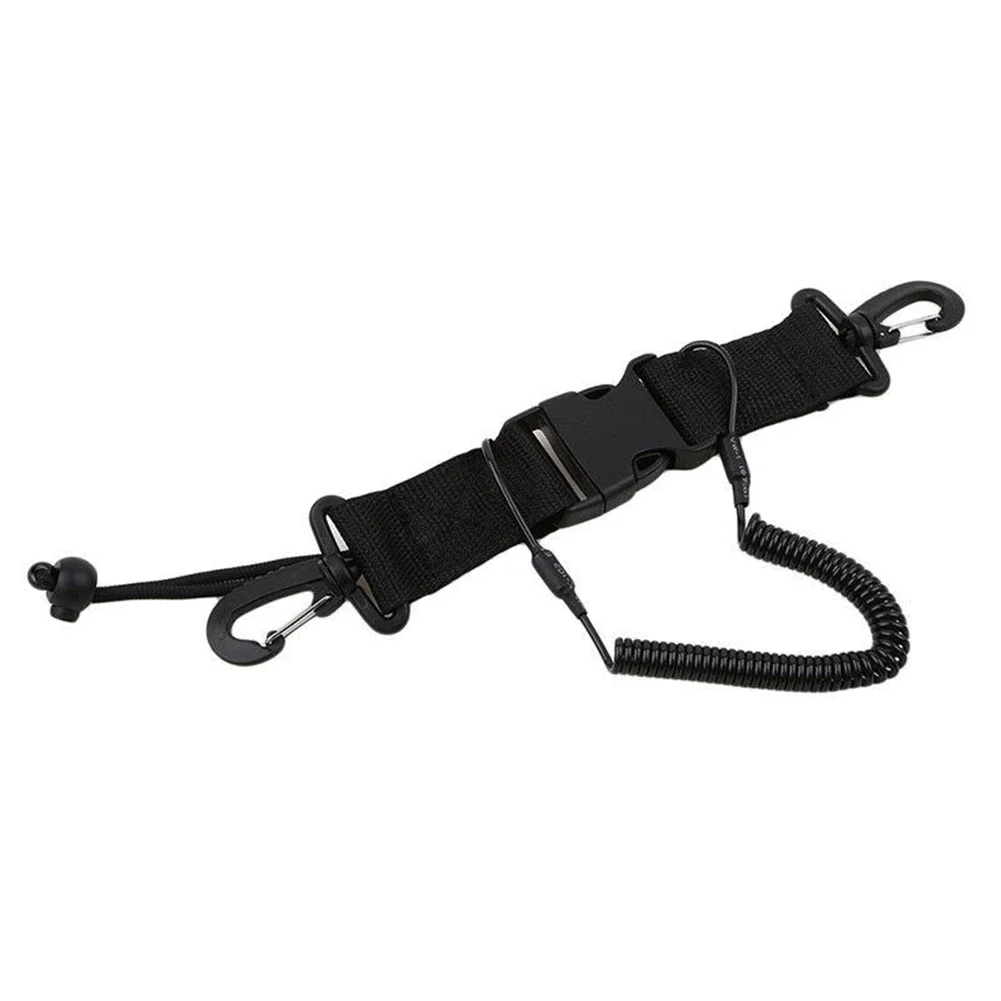 Sob Caiaque Anti Corda Perdida, Nylon De Alta Qualidade, Liberação Rápida Fivela Resistente Câmera Lanyard