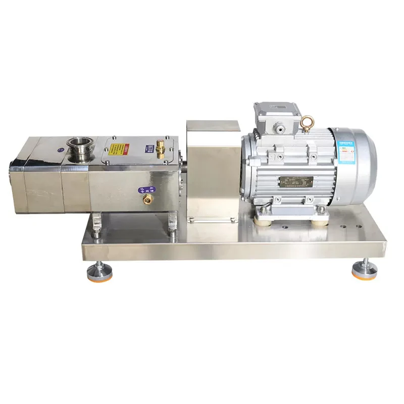 Customized Stainless Steel Twin Screw Pump High Viscosity Material Transfer Pump For Chocolate Bean Paste Minced Meat Granules
