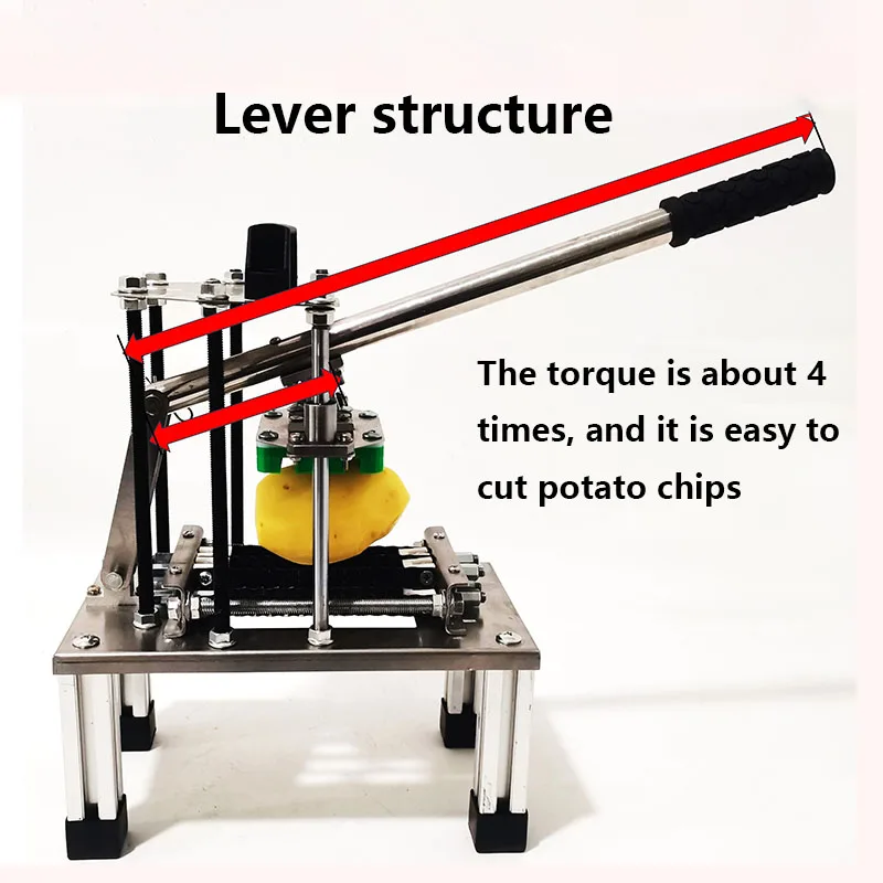 Pequeña máquina cortadora de patatas ondulada portátil, cortador de patatas profesional, máquina de tiras de patatas, fabricante de chips de ondas de patatas