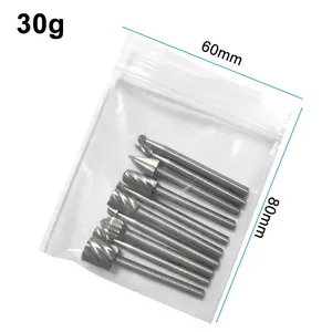 HSS -Holzarbeiten Rotationsdatei, elektrisches Schleifen und Kopf, Aufnahme und Schneidermühle, natürliche Farbbohrbitset, handgefertigte DIY, 10 PCs 8 Hauptverkaufstupia Drill für Bohrer - №5