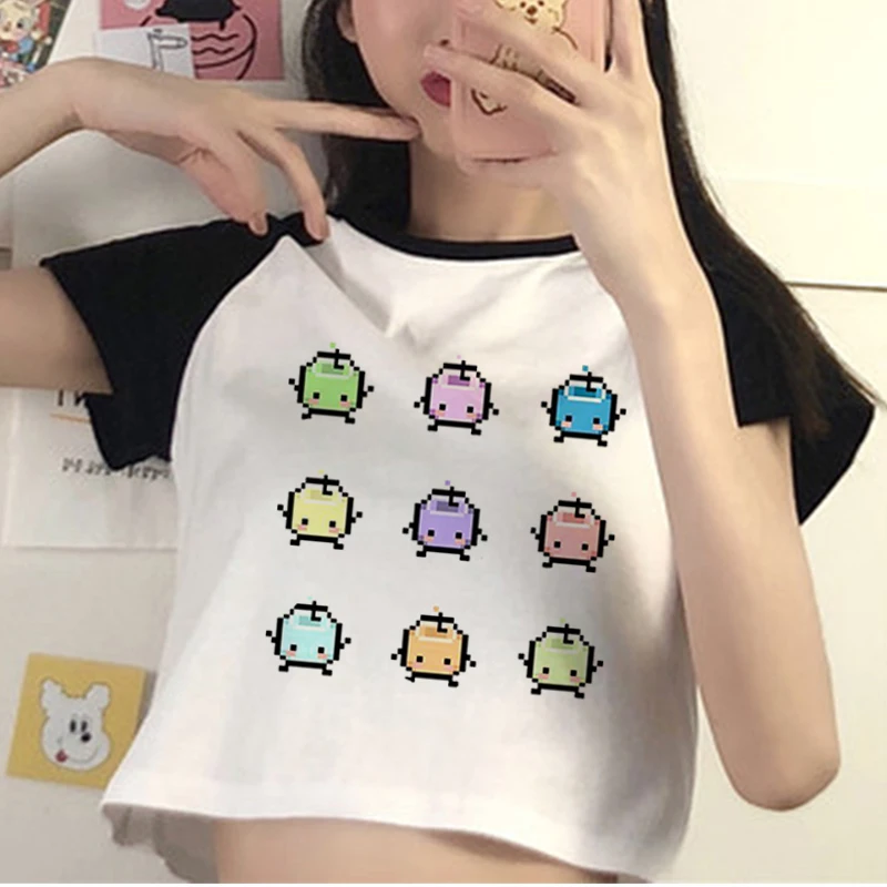 Crop Top Stardew Valley GaminG 90s Streetwear Girl Cyber Y2k Trashy Streetwear Gothic Clothing Crop Top