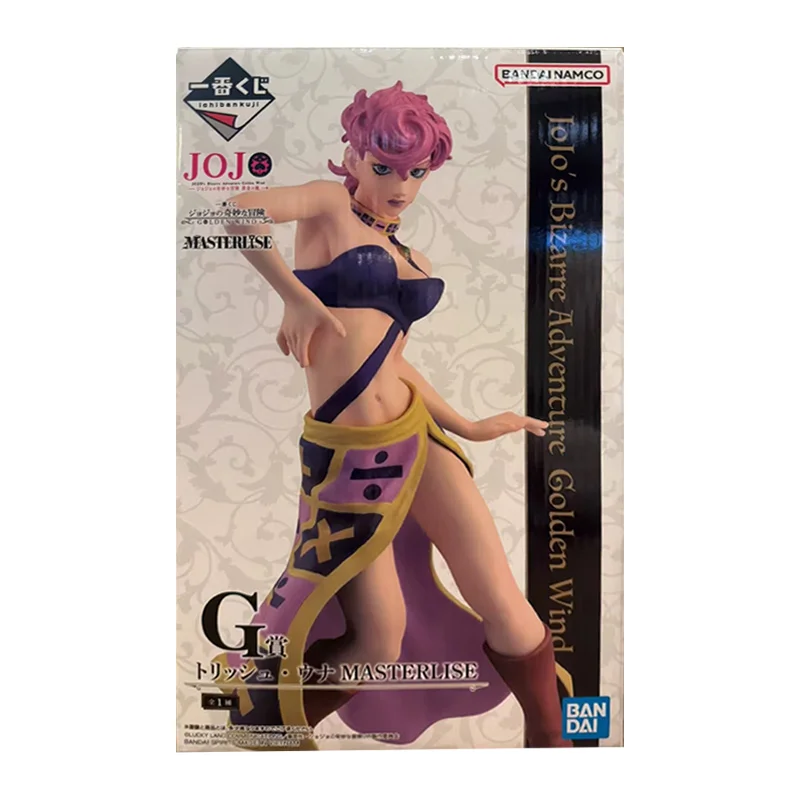 Bandai Ichibankuji Prize G Trish Una Masterlise JoJo Golden Wind 23Cm Anime Original Action Figure Model Toy Gift Collection