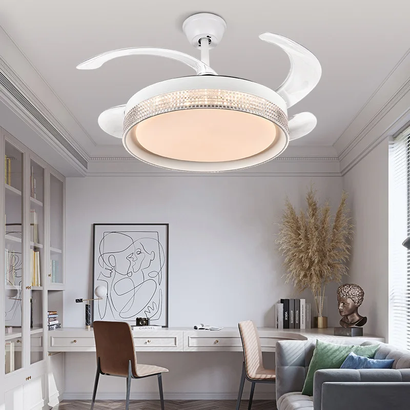 

Remote Control Ventilador De Techo Con Luz Fancy Led Ceiling Fan Lamp 42 Inch Modern Decorative chandelier ceiling fan