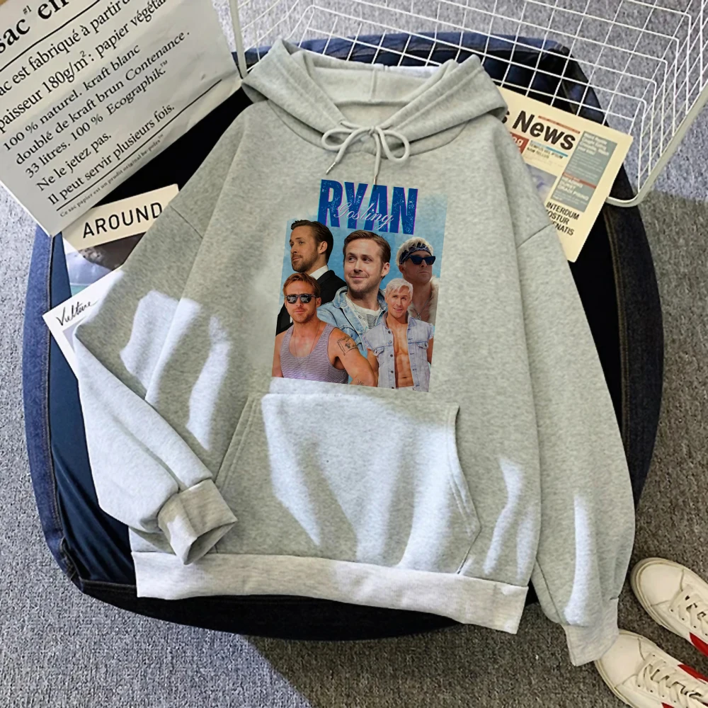 

Ryan Gosling hoodies women y2k aesthetic Fleece tracksuit Hood female vintage clothes