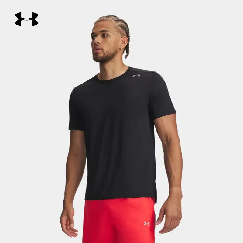 Under Armour Men Quick Dry Stretch Short Sleeve Crew Neck Athletic Sports T Shirt 6009508-001