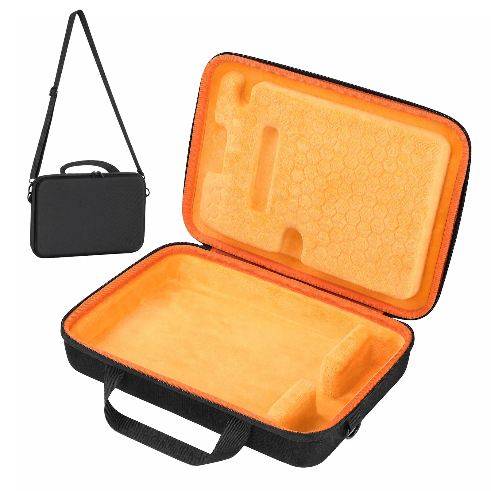 Portable EVA Hard Shell Case for AkaiMPC Live Waterproof Carrying Bag with Adjustable Shoulder Strap Dustproof Storage Organizer