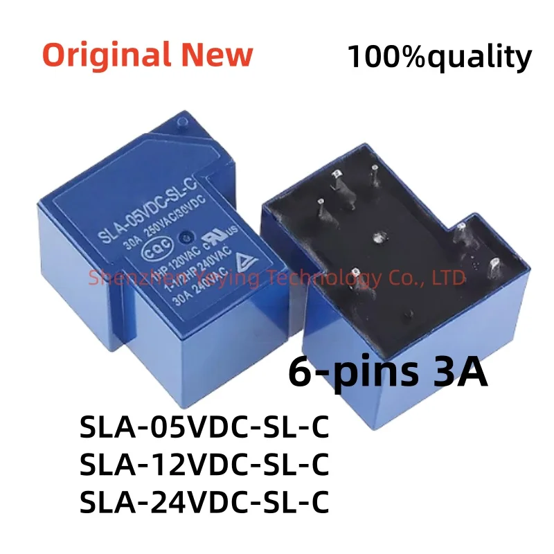 1Pcs/Lot 100% New Sla-05Vdc-Sl-C Sla-12Vdc-Sl-C Sla-24Vdc-Sl-C 6-Pin 3A