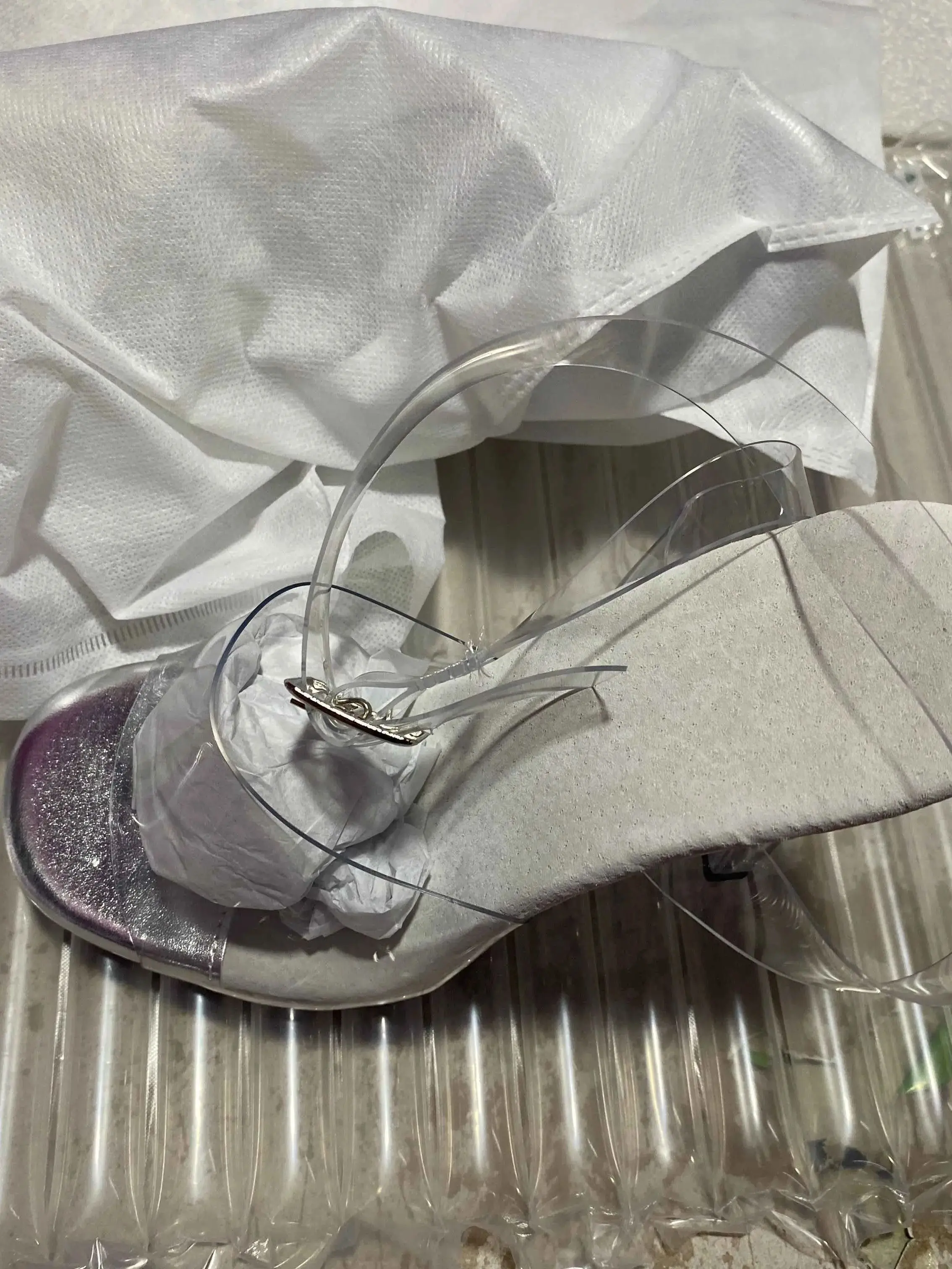 New custom style, clear color high heels, 12 cm sexy model runway pole dancing practice, dancing shoes